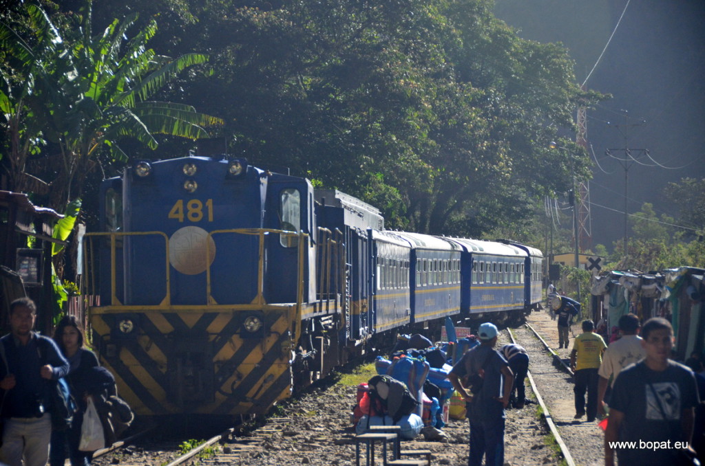 Train to Aquas Calientes